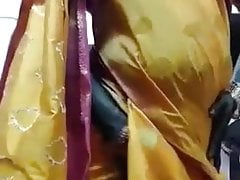 Indian Chennai gay cross dresser masterbution in saree