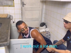 The plumber neighbor is here and he is highly sizzling
