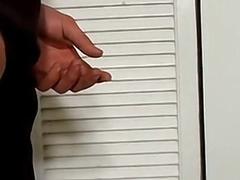 Young amateur thug with piercing and tattooes cums alone