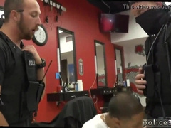 Aussie cops in uniform dress up as a straight cop for a wild group of guys