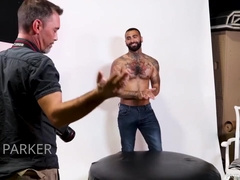 Hairy Joe Parker Rimming Throat Fucking