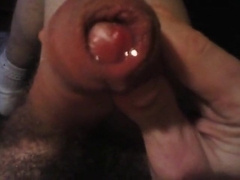 Slim Twink Wank and Cum closeup