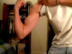 Big Cock Handjob by a Hot Amateur Man on Webcam