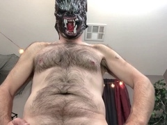 Experience a mesmerizing ass worship session with a kinky werewolf - JOI PREVIEW