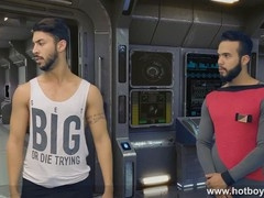 Rough anal, dominance, and oral pleasure