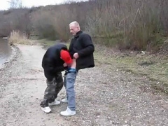 Hot Fuck on a Cold Day Outside6666