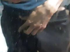 Cute Indian Desi Boy Showing Cock front of mirror