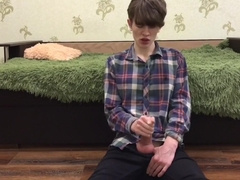 Gay Boy In I Like Cum Every Single Day ! Jerking Off Perfect Boy