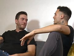 Leo buries his face in Rico's hole & shoves in his tongue