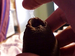 POV wet and sticky uncut cock (4K)