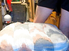 Sweet ass sliding down some big toys