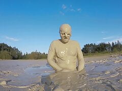 Late summer mud quarry bath