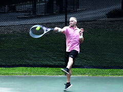 Tennis players are doing it right after the match
