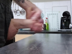 Cum Shot in my kitchen