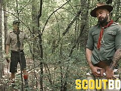 Scout Master Barebacks Twinks In Woods