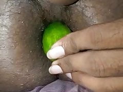masturbating with cucumber
