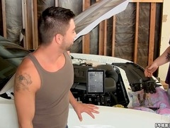 Horny bearded man pounding young guy's tight ass