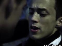 Twink impaled on hard cock after receiving sloppy rimjob