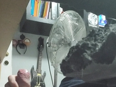 Enormous salami faps and finishes off all for you