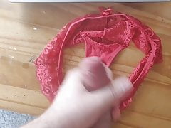 Cum on my   Stepdaughter Dirty and Smelly Panties