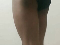 Indian Crossdresser ne MULI se apni GAND marvai