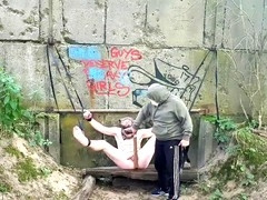 tied gay feet spanking