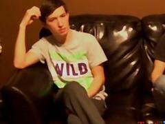 Hardcore ass fucking after nice rimjob with two young men