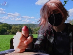 Nice Femboy throating his BOYFRIEND's manmeat during a hike - NagisaIf's Escapade Blog #01