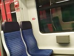 wank in the train