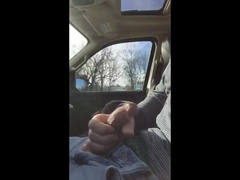 Milking While Driving on Highway