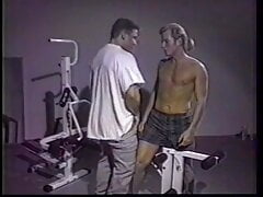 Pony tail twink sucks dick, then takes it in the ass