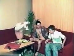 Amazing male in hottest group sex, bareback homo sex movie