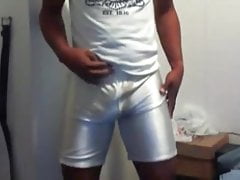 Cuming in Shorts again then pissing them (Older Video)