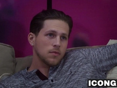 Fit gorgeous gay couple ramming hard while cheating on guy