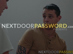 Jocks Kyle Wyncrest and Jack Waters are making out before a wild anal fucking