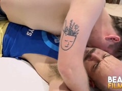 Dixon Buttz and Knox OToole get wrecked after dirty blowjob session on BEARFILMS