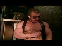 Hot bodybuilder dildo