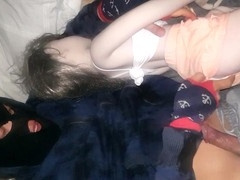 I satisfy the naughty girl and end up spilling my load in her backdoor