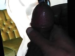 Desi bitch jizzed  and covered in cumshots on demand