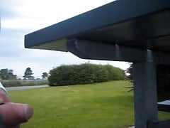 wanking at the highway by dirtyoldman100001