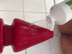xTreme 1# Red Boy XL The Challenge plug anal fuck with gape