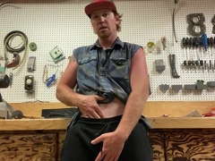 Workshops jack off ginger construction employee solo uncircumcised