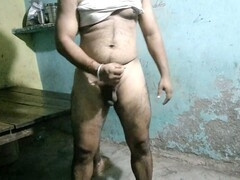 Big black cock solo action with Vishalblackcock06