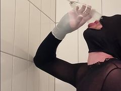 trying to drink my own piss