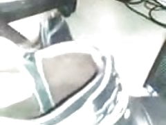 smelling the boots of his colleague Maria - PART 1