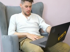 Nick Is Enjoying Bouncing Up & Down On Dmitrys Cock