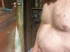Morning coffee and wank