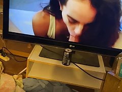 SOUND ON - you can hear my giant cum shot spraying out