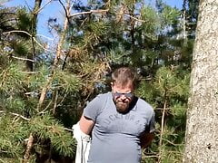 I bare it all in the woods