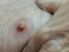 Hairy boob play